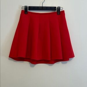 Maeve Vibrant Red Skater Skirt